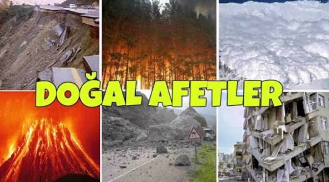 5.2.3-2. Öğrenme Alanı-Evimiz Dünya: İlimizde Meydana Gelebilecek Afetler ve Etkileri ders notu