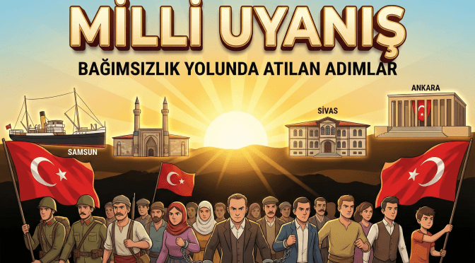 8.SINIF T.C İNKILAP TARİHİ VE ATATÜRKÇÜLÜK 2. ÜNİTE-MİLLİ UYANIŞ-BAĞIMSIZLIKYOLUNDA ATILAN ADIMLAR İNFOGRAFİK DERS NOTU