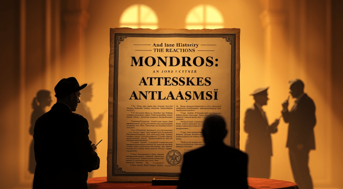 8.2.3-MONDROS ATEŞKES ANTLAŞMAS ve Antlaşmaya Tepkiler