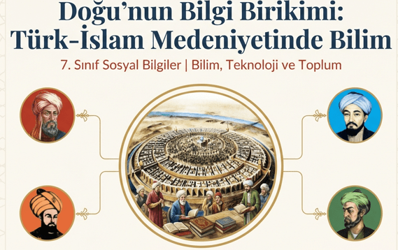 7. SINIF SOSYAL BİLGİLER-4. ÜNİTE-DOĞUNUN BİLGİ BİRİKİMİ ders notu
